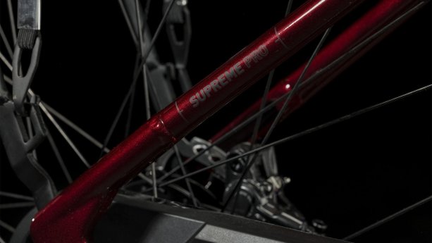 E-Bike Cube Supreme RT Hybrid Pro 500 2023 - Easy Entry, red/black
