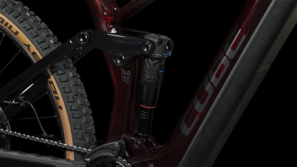 E-Bike Cube Stereo Hybrid 140 HPC Race 750 27,5 Zoll 2023, liquidred/black