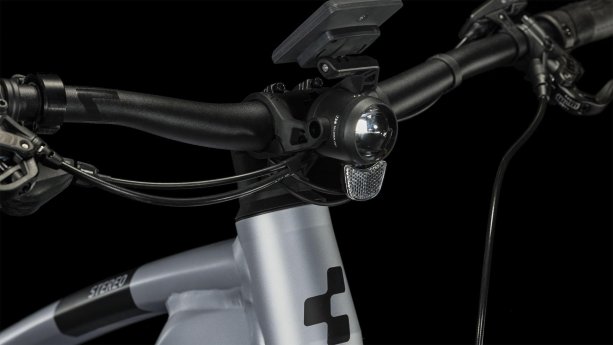 E-Bike Cube Stereo Hybrid 120 Race Allroad 750 29 Zoll 2023, polarsilver/black
