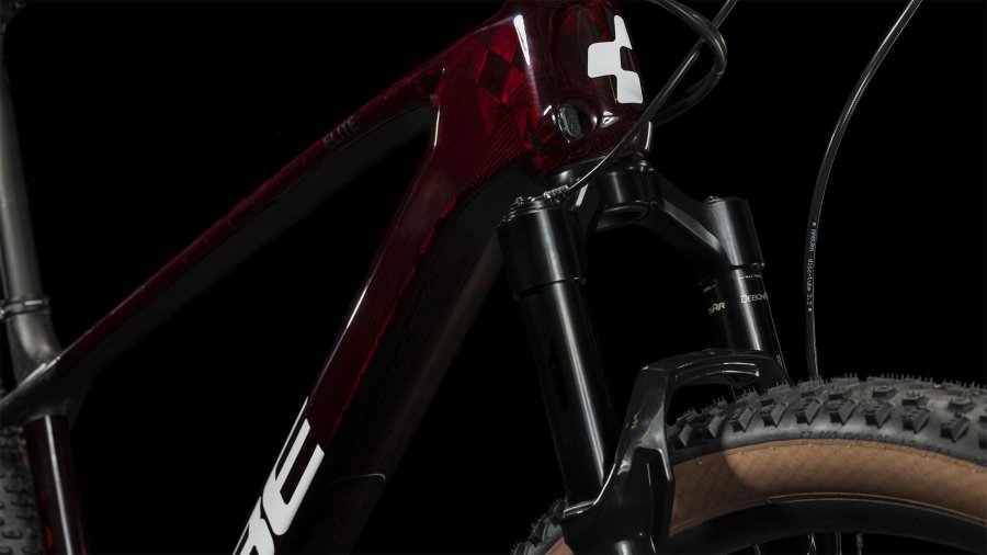 Mountainbike Cube Elite C:68X Race 29 Zoll 2023, liquidred/carbon
