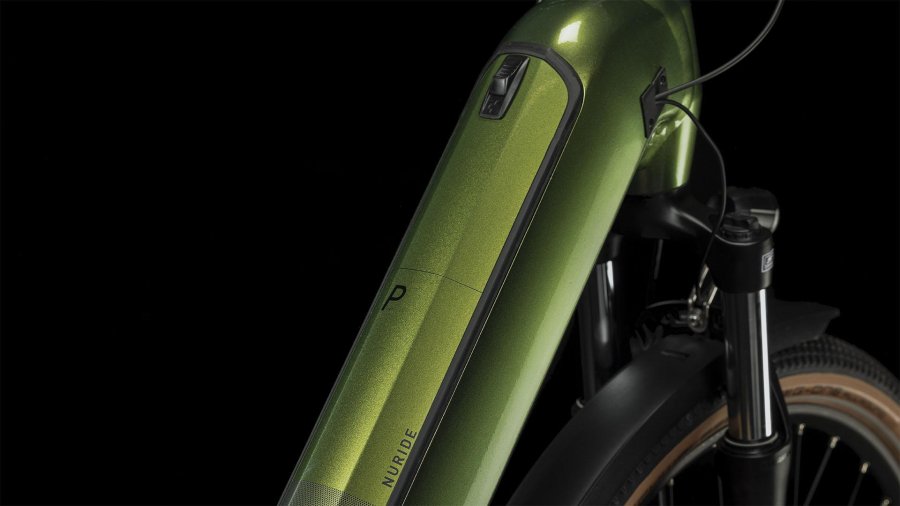 E-Bike Cube Nuride Hybrid Pro 750 Allroad 2023 - Easy Entry, shinymoss/black