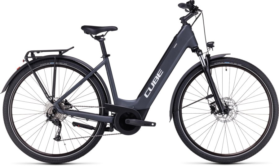 E-Bike Cube Touring Hybrid ONE 625 2024 - Easy Entry, grey/white